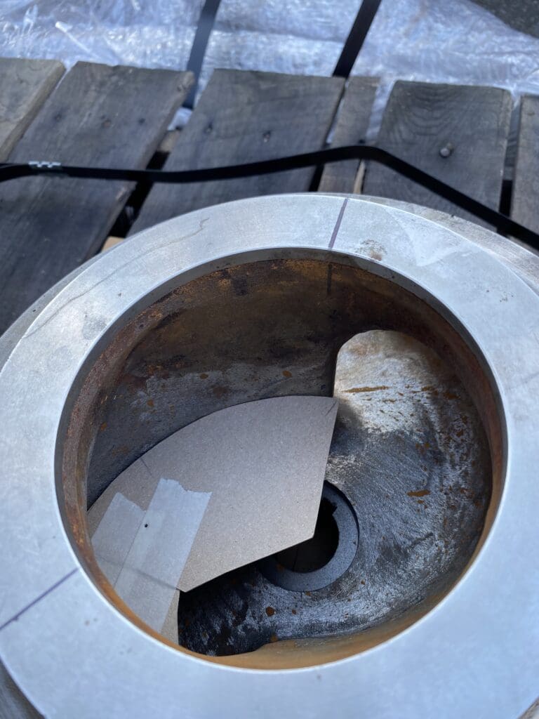 Fitting Cardboard template